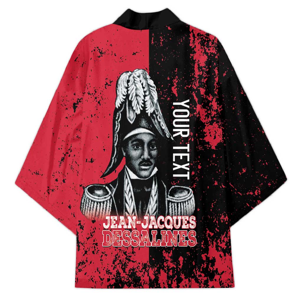 Personalized Jean-Jacques Dessalines Afro Haiti Kimono Emperor Of First Empire Grunge Style - Wonder Print Shop