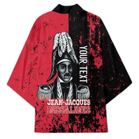 Personalized Jean-Jacques Dessalines Afro Haiti Kimono Emperor Of First Empire Grunge Style - Wonder Print Shop