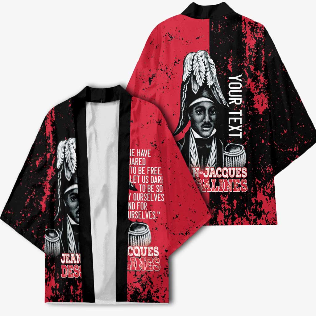 Personalized Jean-Jacques Dessalines Afro Haiti Kimono Emperor Of First Empire Grunge Style - Wonder Print Shop