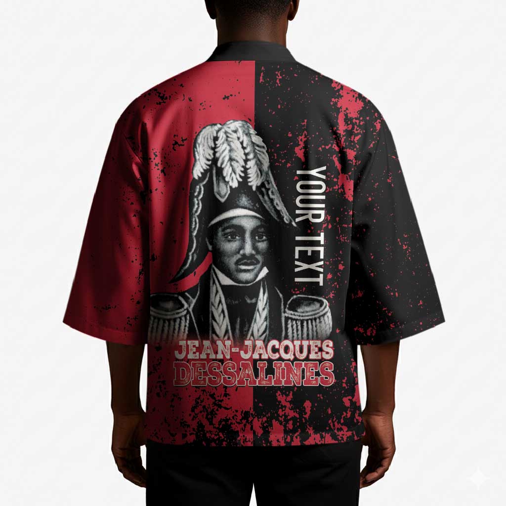Personalized Jean-Jacques Dessalines Afro Haiti Kimono Emperor Of First Empire Grunge Style - Wonder Print Shop