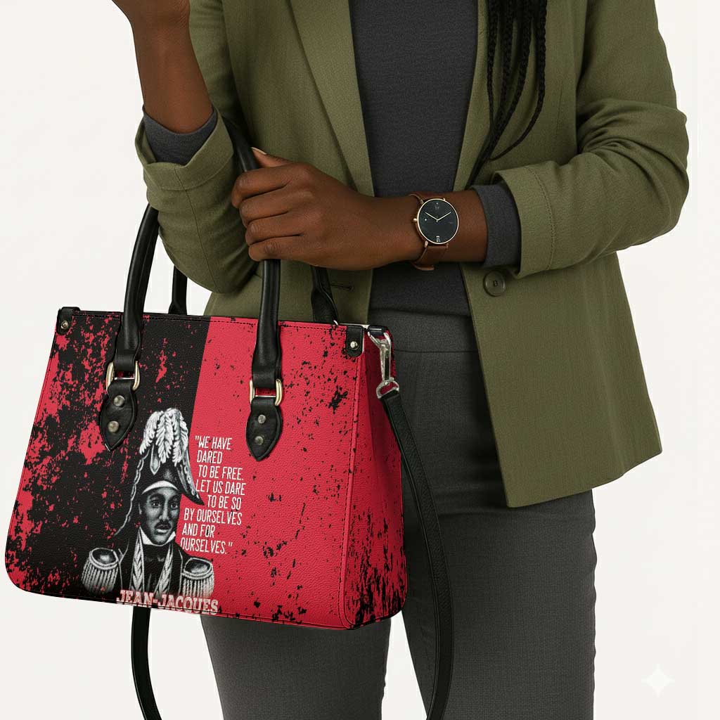Jean-Jacques Dessalines Afro Haiti Leather Bag Emperor Of First Empire Grunge Style - Wonder Print Shop