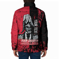Personalized Jean-Jacques Dessalines Afro Haiti Padded Jacket Emperor Of First Empire Grunge Style - Wonder Print Shop