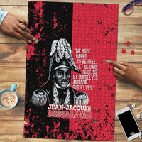 Jean-Jacques Dessalines Afro Haiti Puzzle Emperor Of First Empire Grunge Style - Wonder Print Shop