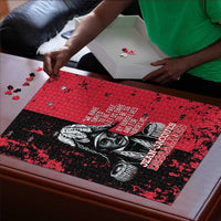 Jean-Jacques Dessalines Afro Haiti Puzzle Emperor Of First Empire Grunge Style - Wonder Print Shop