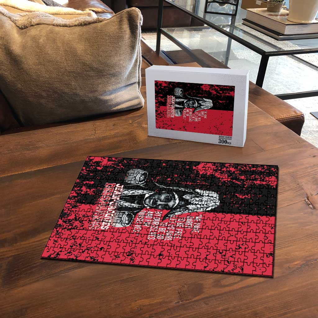 Jean-Jacques Dessalines Afro Haiti Puzzle Emperor Of First Empire Grunge Style - Wonder Print Shop