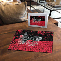 Jean-Jacques Dessalines Afro Haiti Puzzle Emperor Of First Empire Grunge Style - Wonder Print Shop