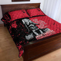 Jean-Jacques Dessalines Afro Haiti Quilt Bed Set Emperor Of First Empire Grunge Style - Wonder Print Shop