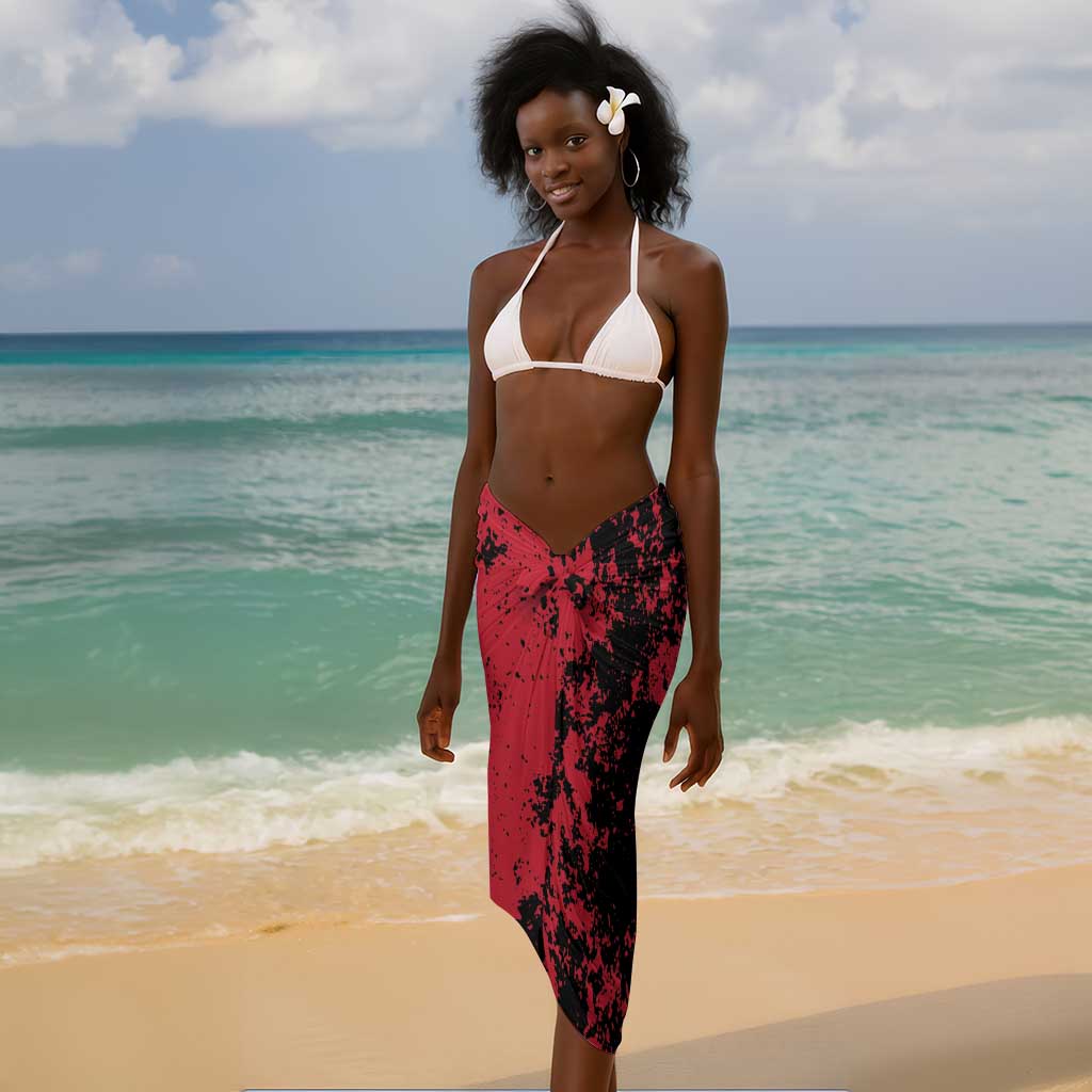 Jean-Jacques Dessalines Afro Haiti Sarong Emperor Of First Empire Grunge Style - Wonder Print Shop