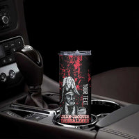 Personalized Jean-Jacques Dessalines Afro Haiti Skinny Tumbler Emperor Of First Empire Grunge Style - Wonder Print Shop