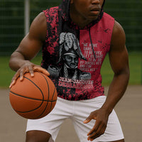 Personalized Jean-Jacques Dessalines Afro Haiti Sleeveless Hoodie Emperor Of First Empire Grunge Style - Wonder Print Shop
