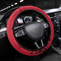 Jean-Jacques Dessalines Afro Haiti Steering Wheel Cover Emperor Of First Empire Grunge Style - Wonder Print Shop