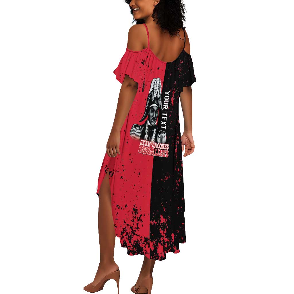 Personalized Jean-Jacques Dessalines Afro Haiti Summer Maxi Dress Emperor Of First Empire Grunge Style LT14