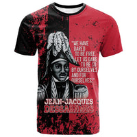 Personalized Jean-Jacques Dessalines Afro Haiti T shirt Emperor Of First Empire Grunge Style LT14