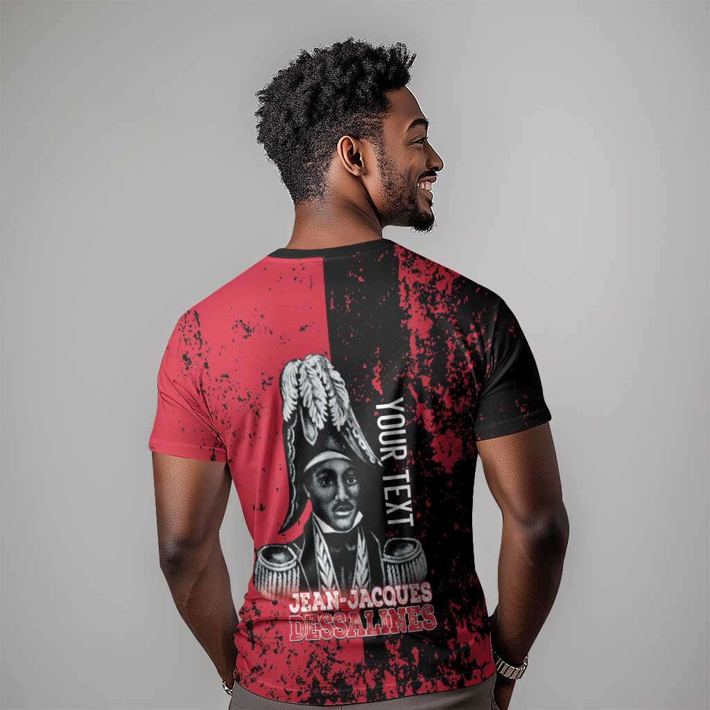 Personalized Jean-Jacques Dessalines Afro Haiti T shirt Emperor Of First Empire Grunge Style LT14