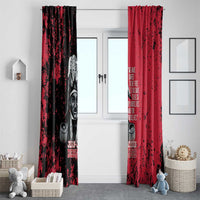 Jean-Jacques Dessalines Afro Haiti Window Curtain Emperor Of First Empire Grunge Style - Wonder Print Shop