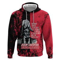 Personalized Jean-Jacques Dessalines Afro Haiti Zip Hoodie Emperor Of First Empire Grunge Style - Wonder Print Shop