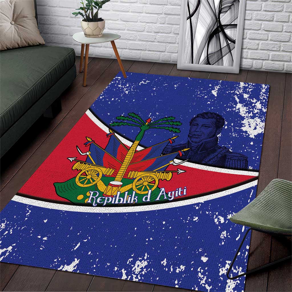 Republic of Haiti 1806-1820 Area Rug Alexandre Petion With Coat Of Arms - Wonder Print Shop