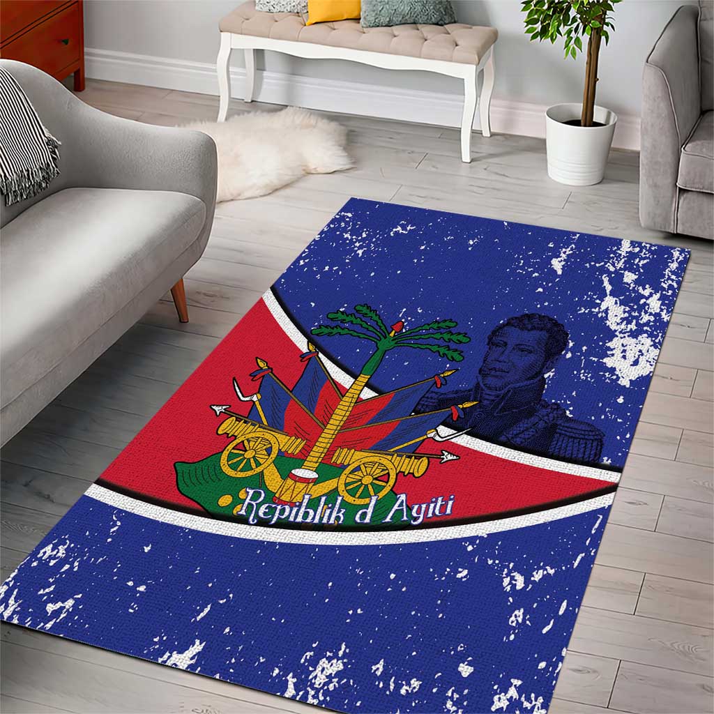 Republic of Haiti 1806-1820 Area Rug Alexandre Petion With Coat Of Arms - Wonder Print Shop
