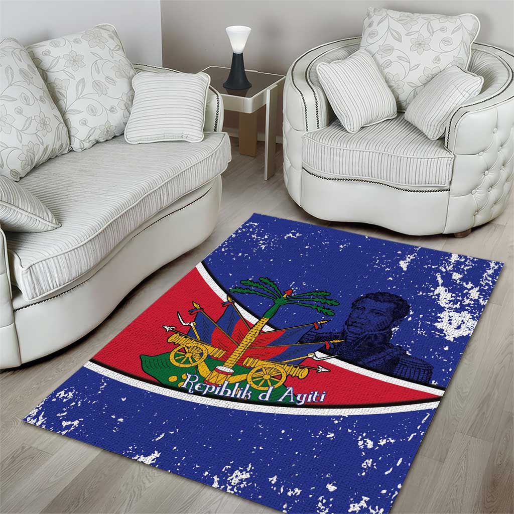 Republic of Haiti 1806-1820 Area Rug Alexandre Petion With Coat Of Arms - Wonder Print Shop