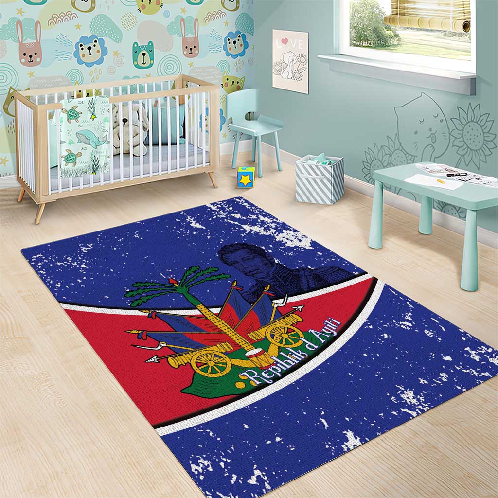 Republic of Haiti 1806-1820 Area Rug Alexandre Petion With Coat Of Arms - Wonder Print Shop