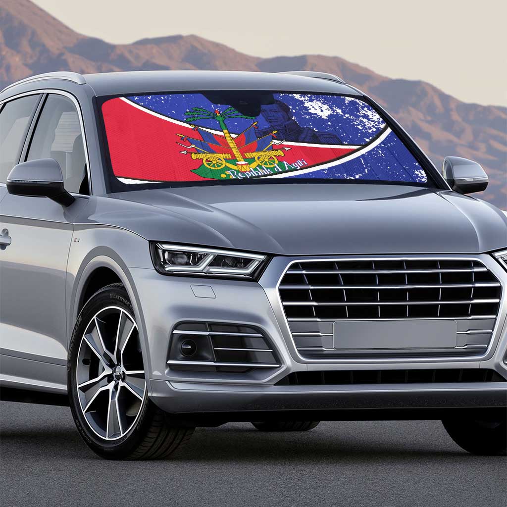 Republic of Haiti 1806-1820 Auto Sun Shade Alexandre Petion With Coat Of Arms - Wonder Print Shop