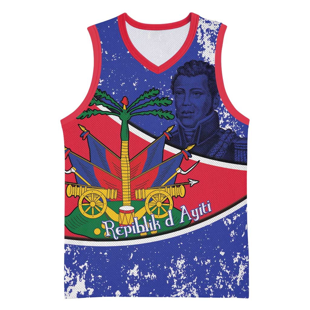 Republic of Haiti 1806-1820 Basketball Jersey Alexandre Petion With Coat Of Arms - Wonder Print Shop