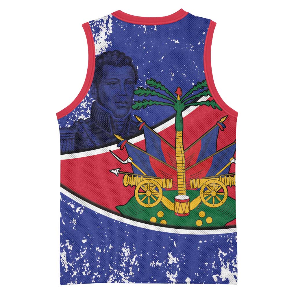 Republic of Haiti 1806-1820 Basketball Jersey Alexandre Petion With Coat Of Arms - Wonder Print Shop