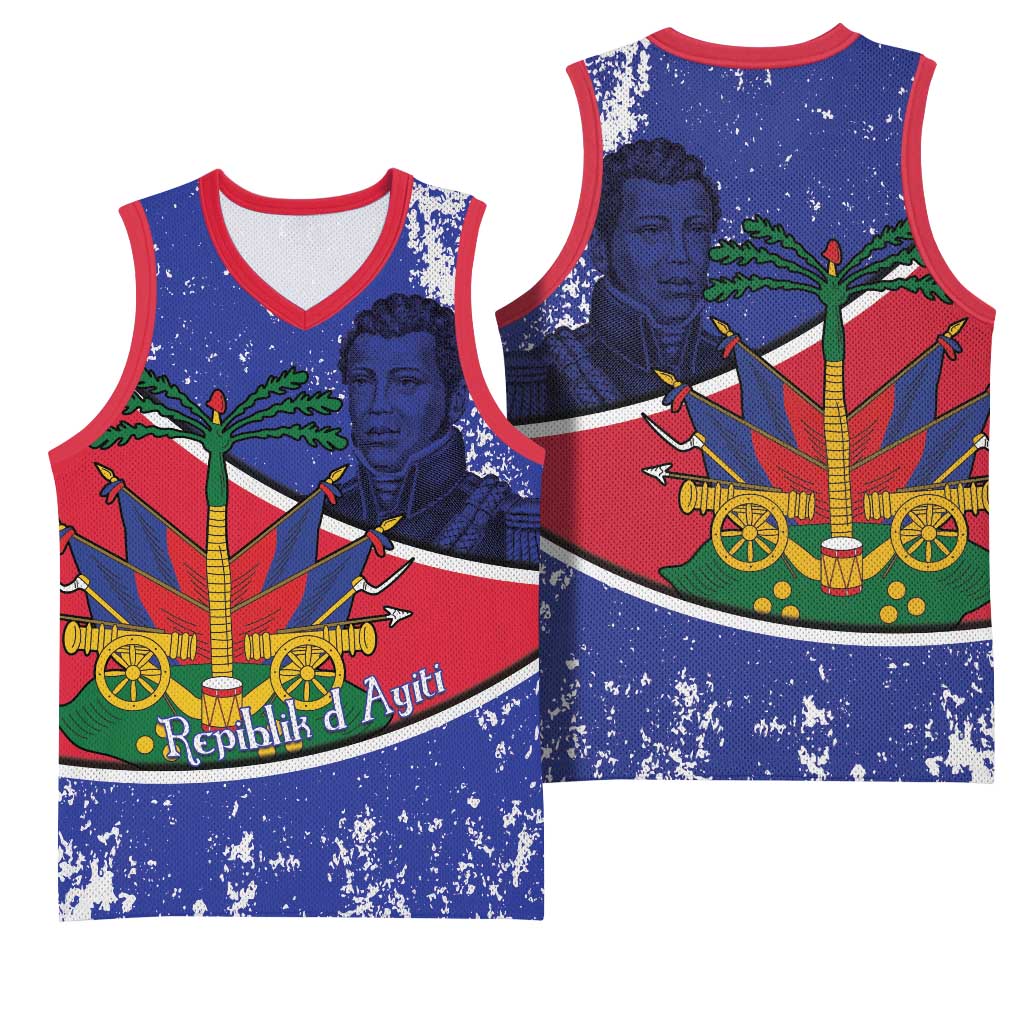 Republic of Haiti 1806-1820 Basketball Jersey Alexandre Petion With Coat Of Arms - Wonder Print Shop