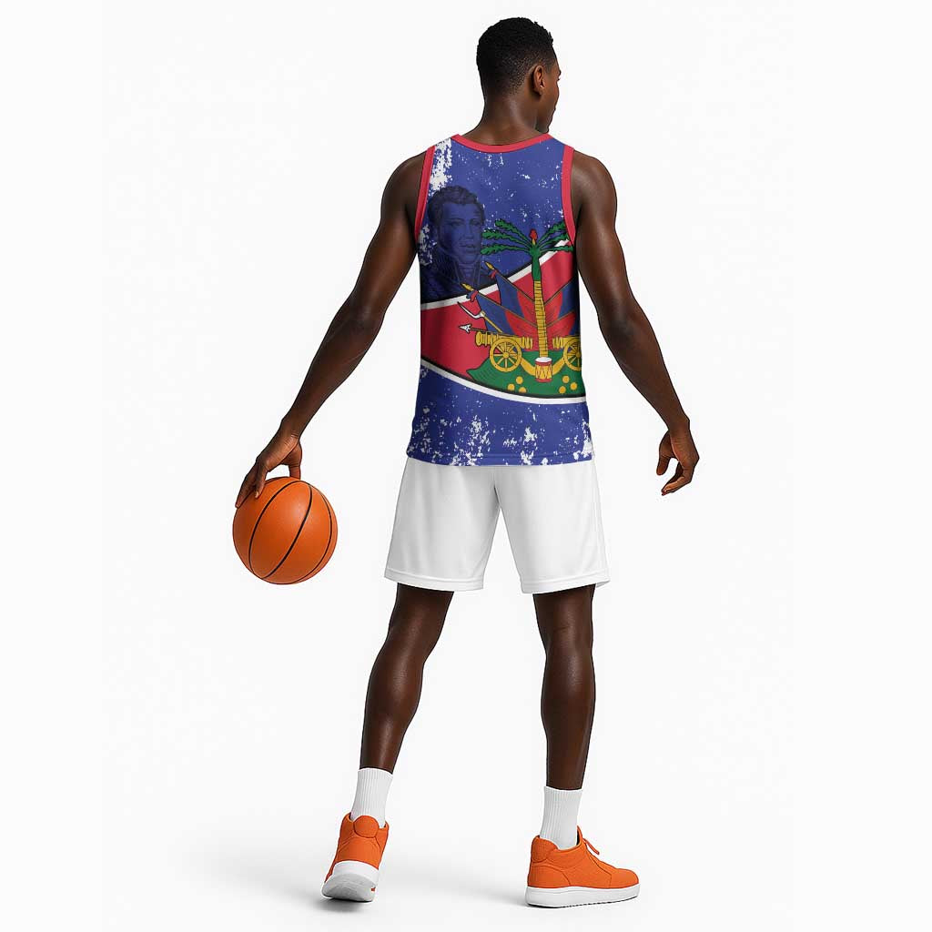 Republic of Haiti 1806-1820 Basketball Jersey Alexandre Petion With Coat Of Arms - Wonder Print Shop