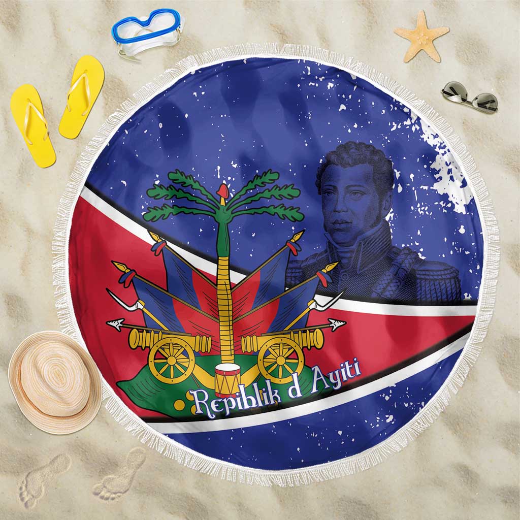 Republic of Haiti 1806-1820 Beach Blanket Alexandre Petion With Coat Of Arms - Wonder Print Shop