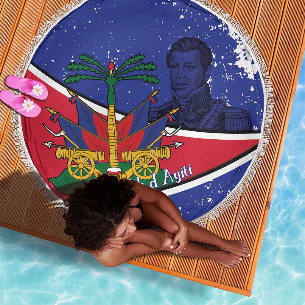 Republic of Haiti 1806-1820 Beach Blanket Alexandre Petion With Coat Of Arms - Wonder Print Shop