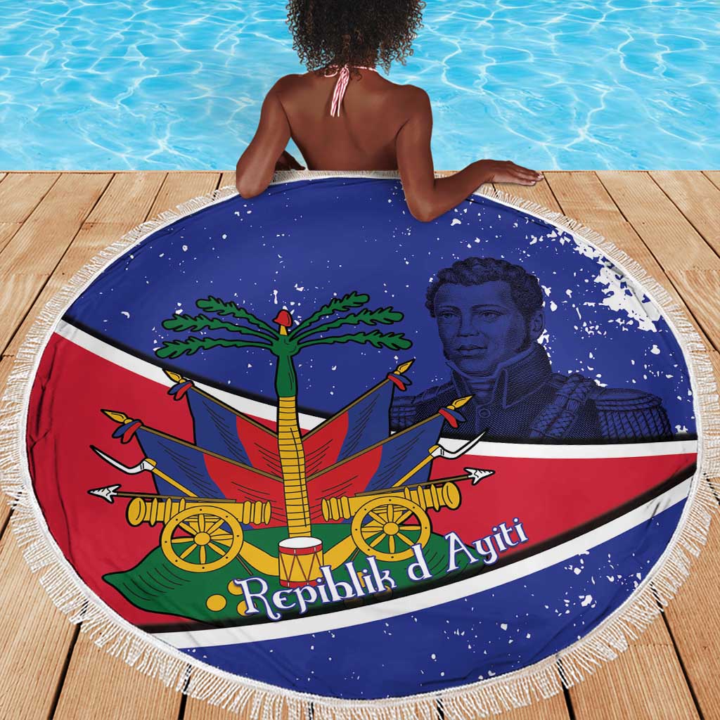 Republic of Haiti 1806-1820 Beach Blanket Alexandre Petion With Coat Of Arms - Wonder Print Shop