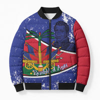 Republic of Haiti 1806-1820 Bomber Puffer Jacket Alexandre Petion With Coat Of Arms - Wonder Print Shop