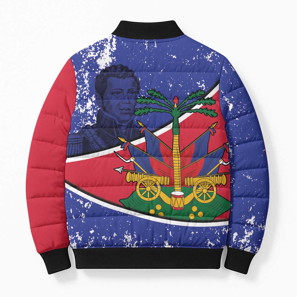 Republic of Haiti 1806-1820 Bomber Puffer Jacket Alexandre Petion With Coat Of Arms - Wonder Print Shop