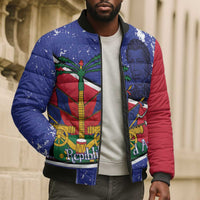 Republic of Haiti 1806-1820 Bomber Puffer Jacket Alexandre Petion With Coat Of Arms - Wonder Print Shop
