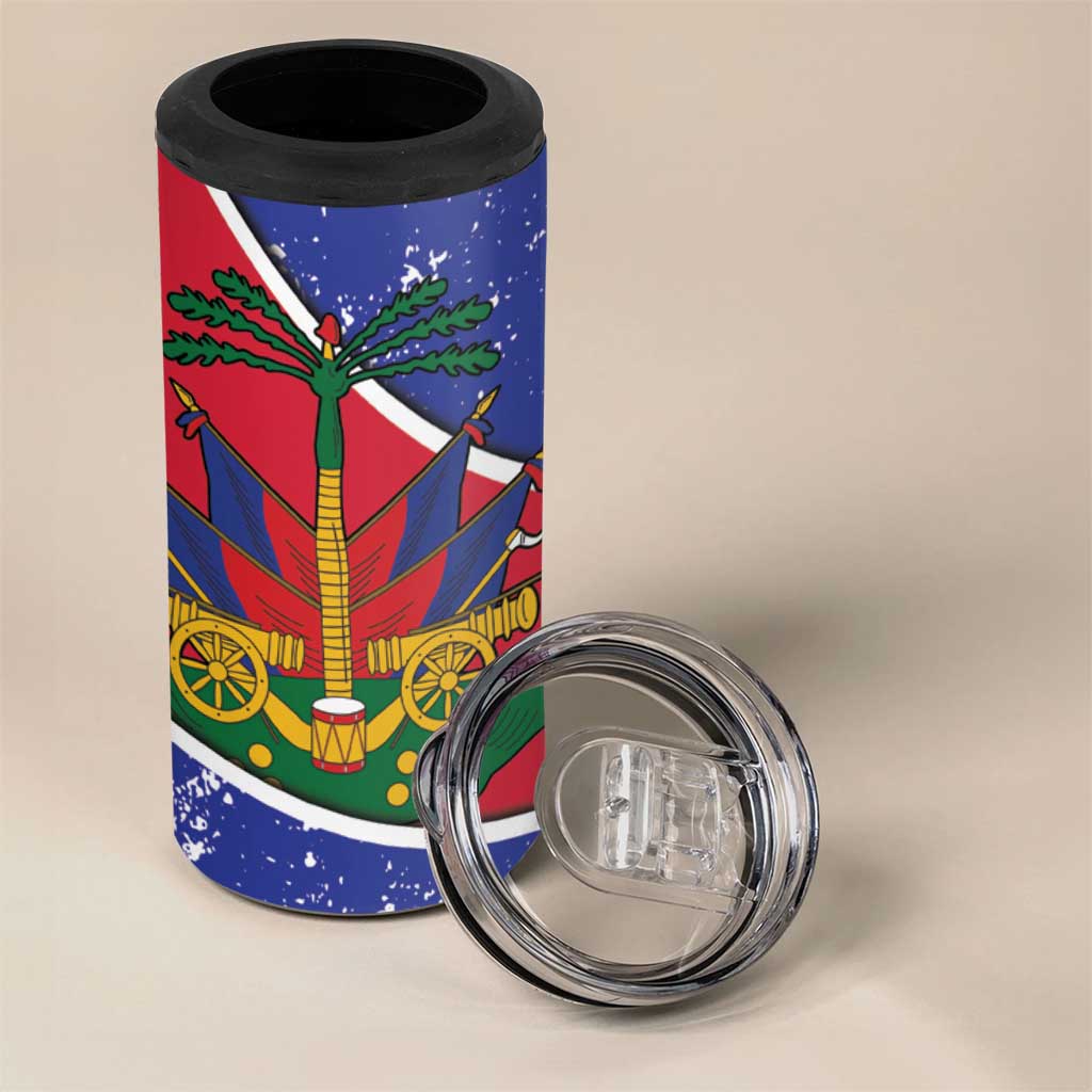 Republic of Haiti 1806-1820 4 in 1 Can Cooler Tumbler Alexandre Petion With Coat Of Arms - Wonder Print Shop