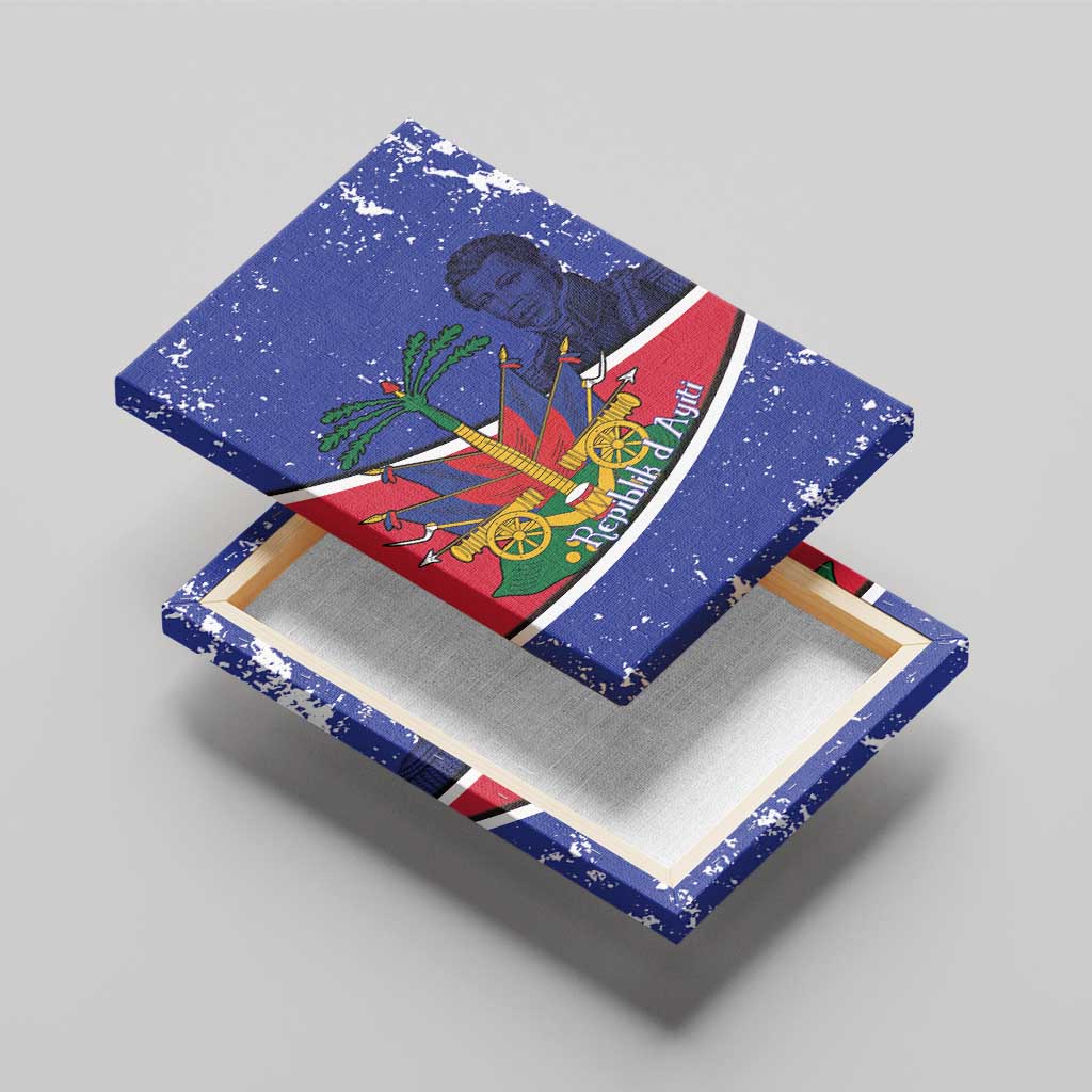 Republic of Haiti 1806-1820 Canvas Wall Art Alexandre Petion With Coat Of Arms - Wonder Print Shop