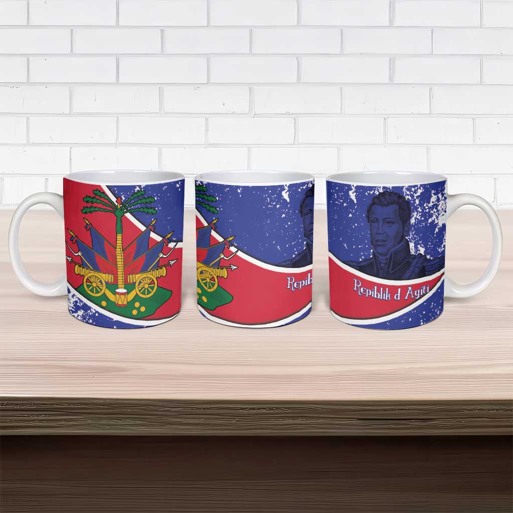 Republic of Haiti 1806-1820 Ceramic Mug Alexandre Petion With Coat Of Arms - Wonder Print Shop