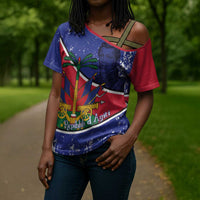 Republic of Haiti 1806-1820 Cross Shoulder Shirt Alexandre Petion With Coat Of Arms - Wonder Print Shop
