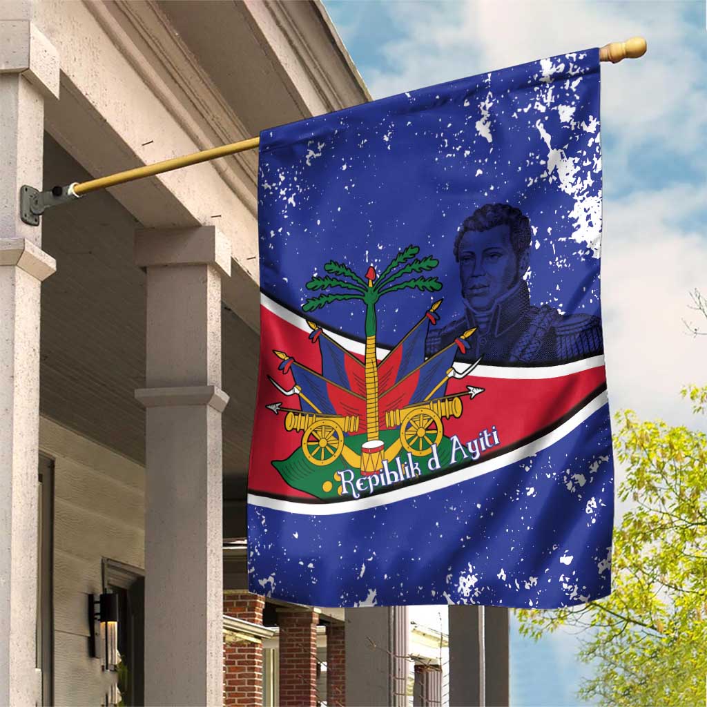 Republic of Haiti 1806-1820 Garden Flag Alexandre Petion With Coat Of Arms - Wonder Print Shop