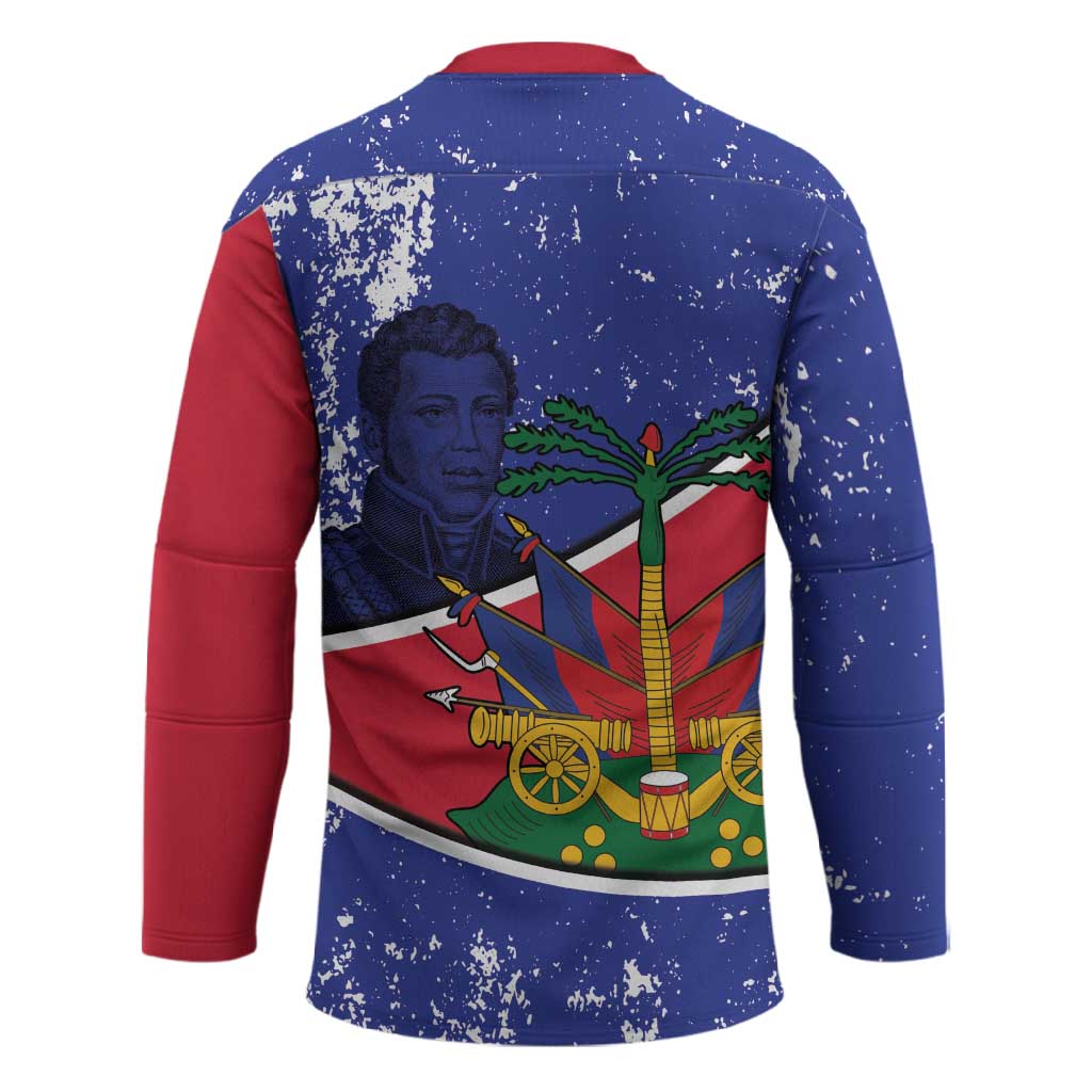 Republic of Haiti 1806-1820 Hockey Jersey Alexandre Petion With Coat Of Arms - Wonder Print Shop