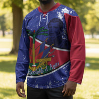 Republic of Haiti 1806-1820 Hockey Jersey Alexandre Petion With Coat Of Arms - Wonder Print Shop