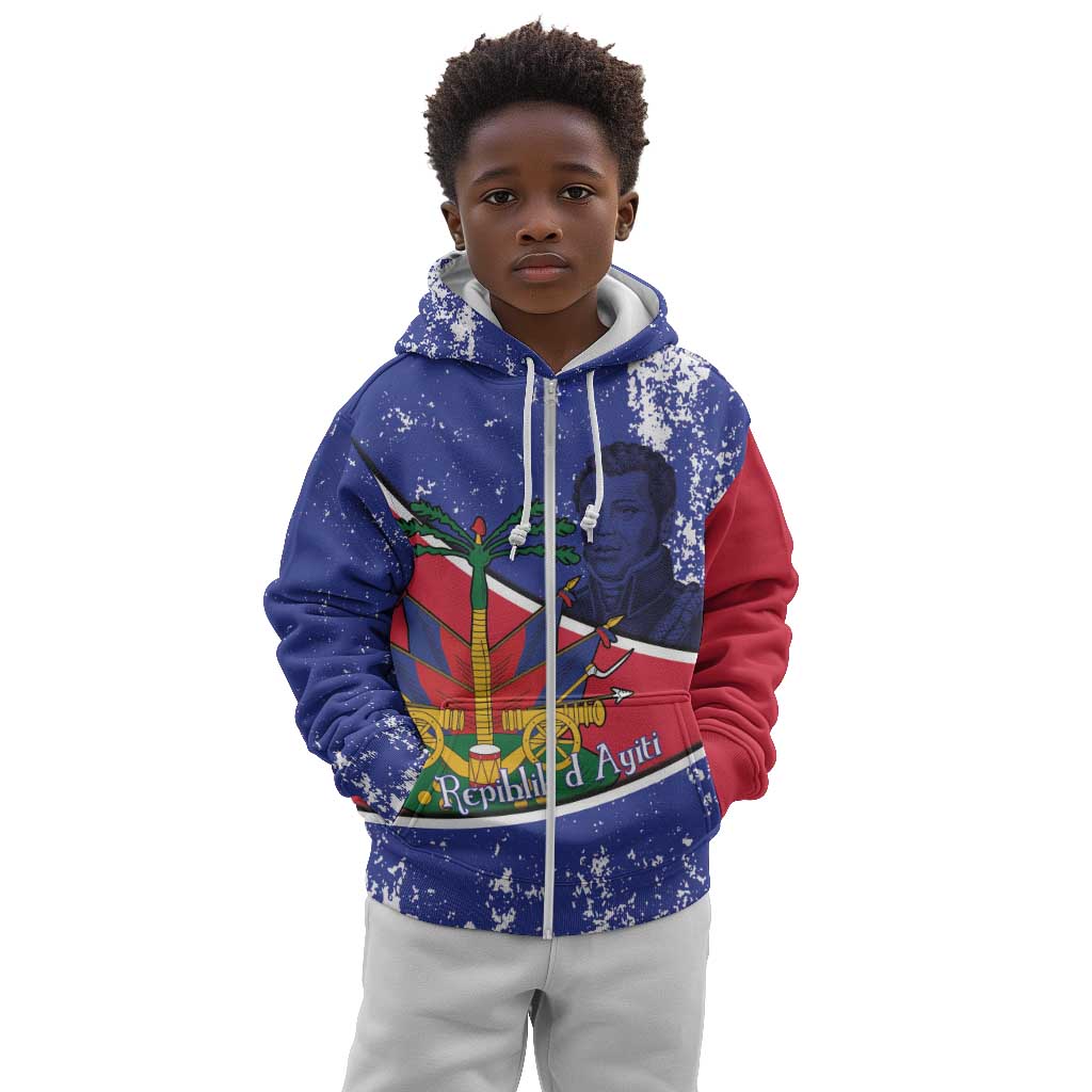 Republic of Haiti 1806-1820 Kid Hoodie Alexandre Petion With Coat Of Arms - Wonder Print Shop