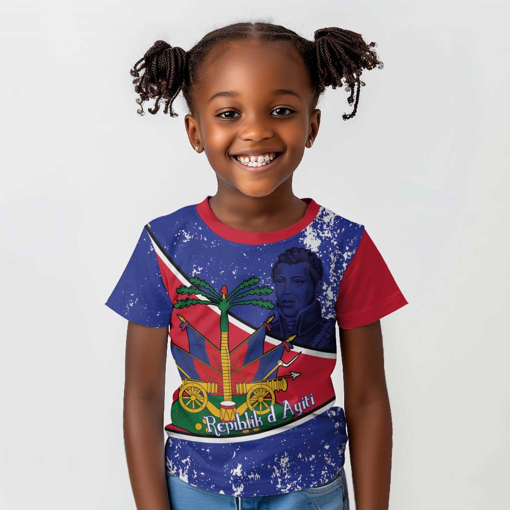 Republic of Haiti 1806-1820 Kid T shirt Alexandre Petion With Coat Of Arms LT14