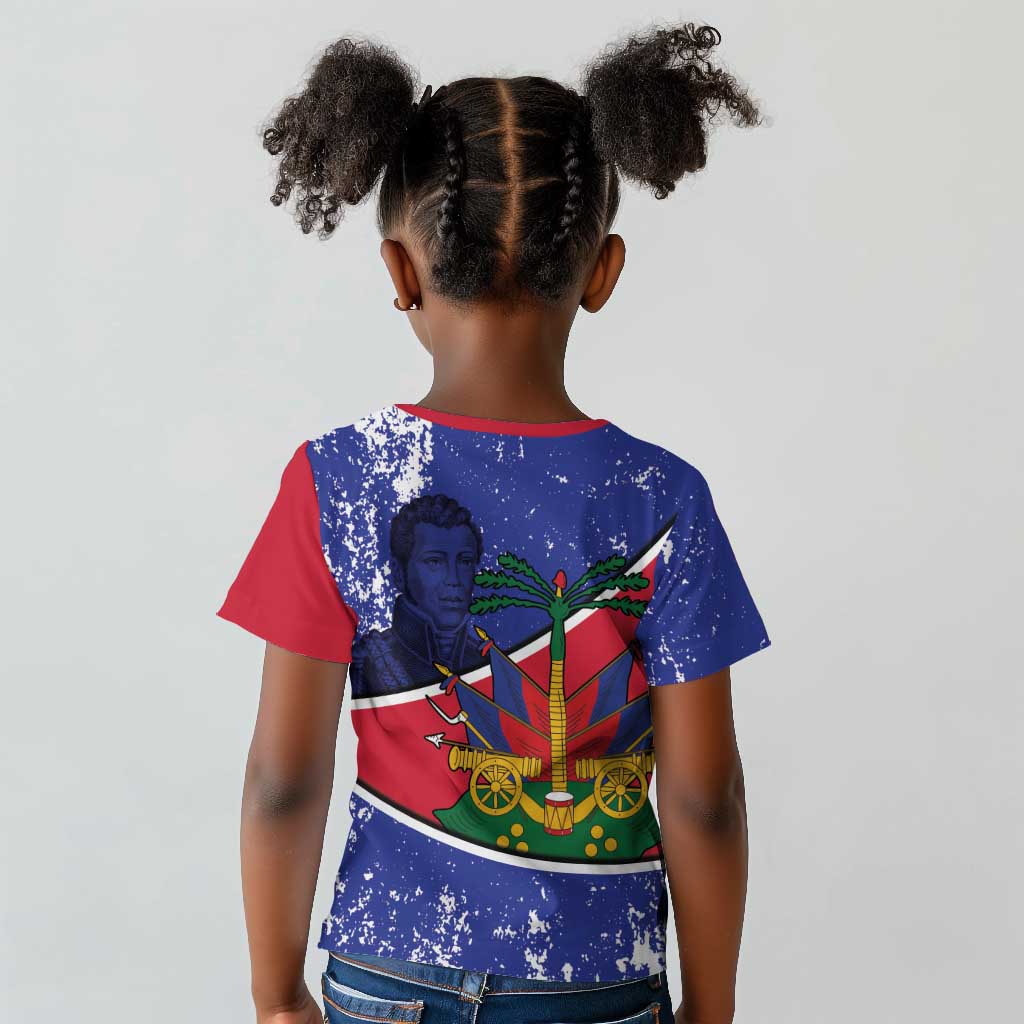 Republic of Haiti 1806-1820 Kid T shirt Alexandre Petion With Coat Of Arms LT14