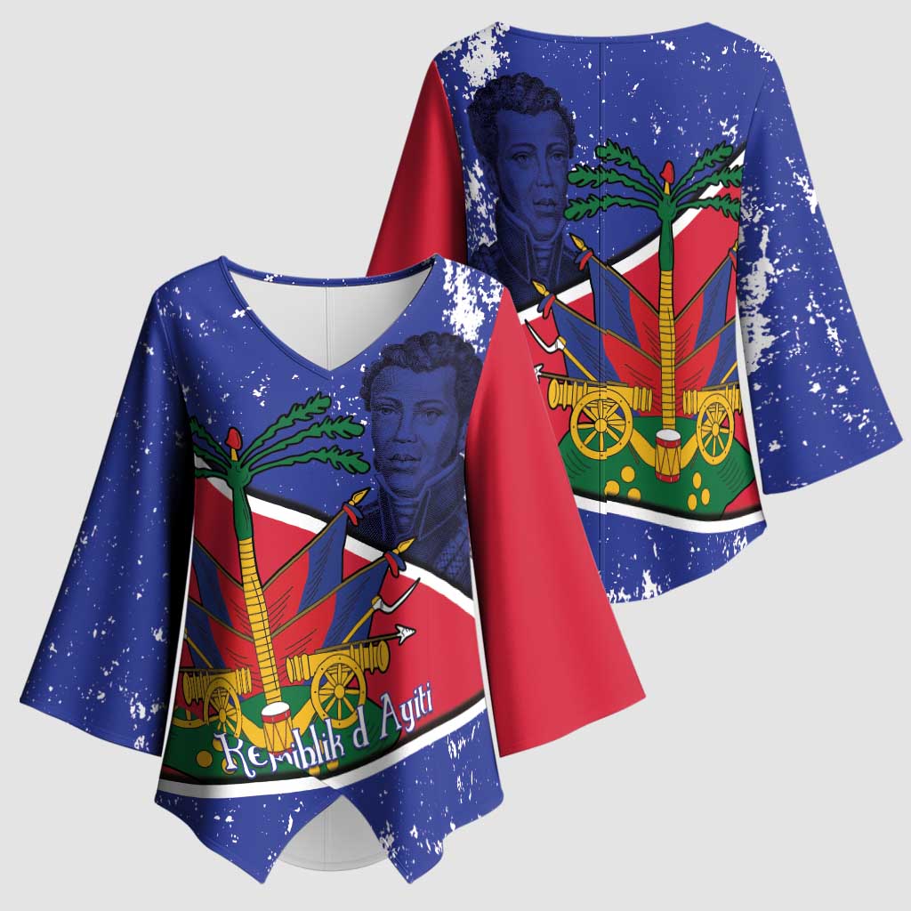 Republic of Haiti 1806-1820 Kimono Sleeve Blouse Alexandre Petion With Coat Of Arms - Wonder Print Shop