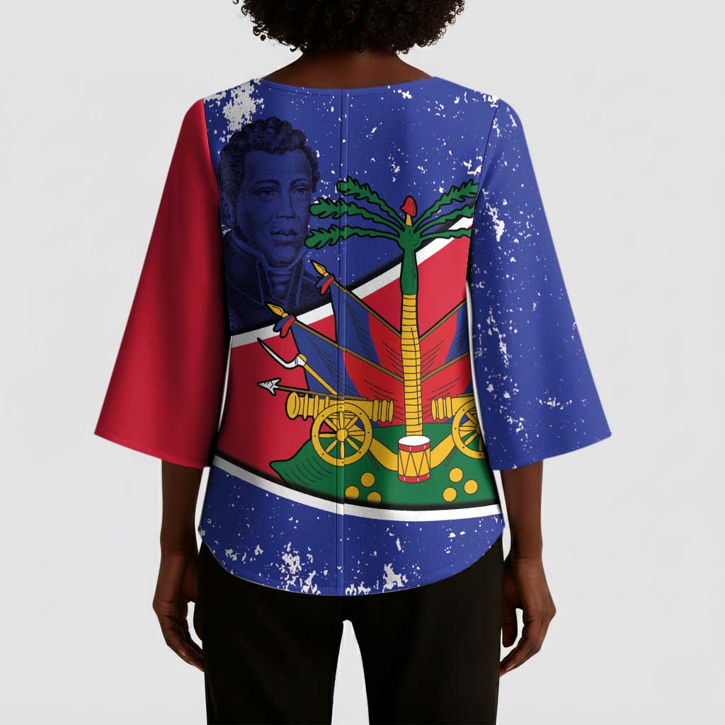 Republic of Haiti 1806-1820 Kimono Sleeve Blouse Alexandre Petion With Coat Of Arms - Wonder Print Shop