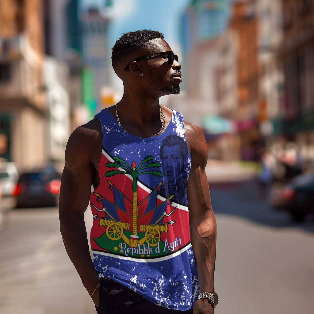 Republic of Haiti 1806-1820 Men Tank Top Alexandre Petion With Coat Of Arms - Wonder Print Shop
