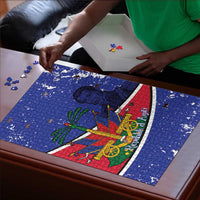 Republic of Haiti 1806-1820 Puzzle Alexandre Petion With Coat Of Arms - Wonder Print Shop