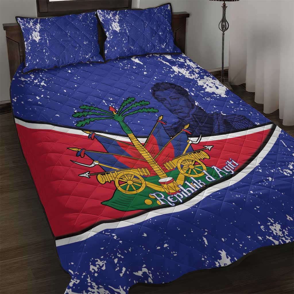 Republic of Haiti 1806-1820 Quilt Bed Set Alexandre Petion With Coat Of Arms - Wonder Print Shop